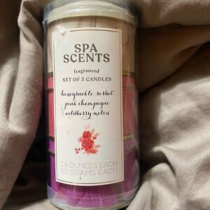 Season of Love Spa Scents Candle Trio